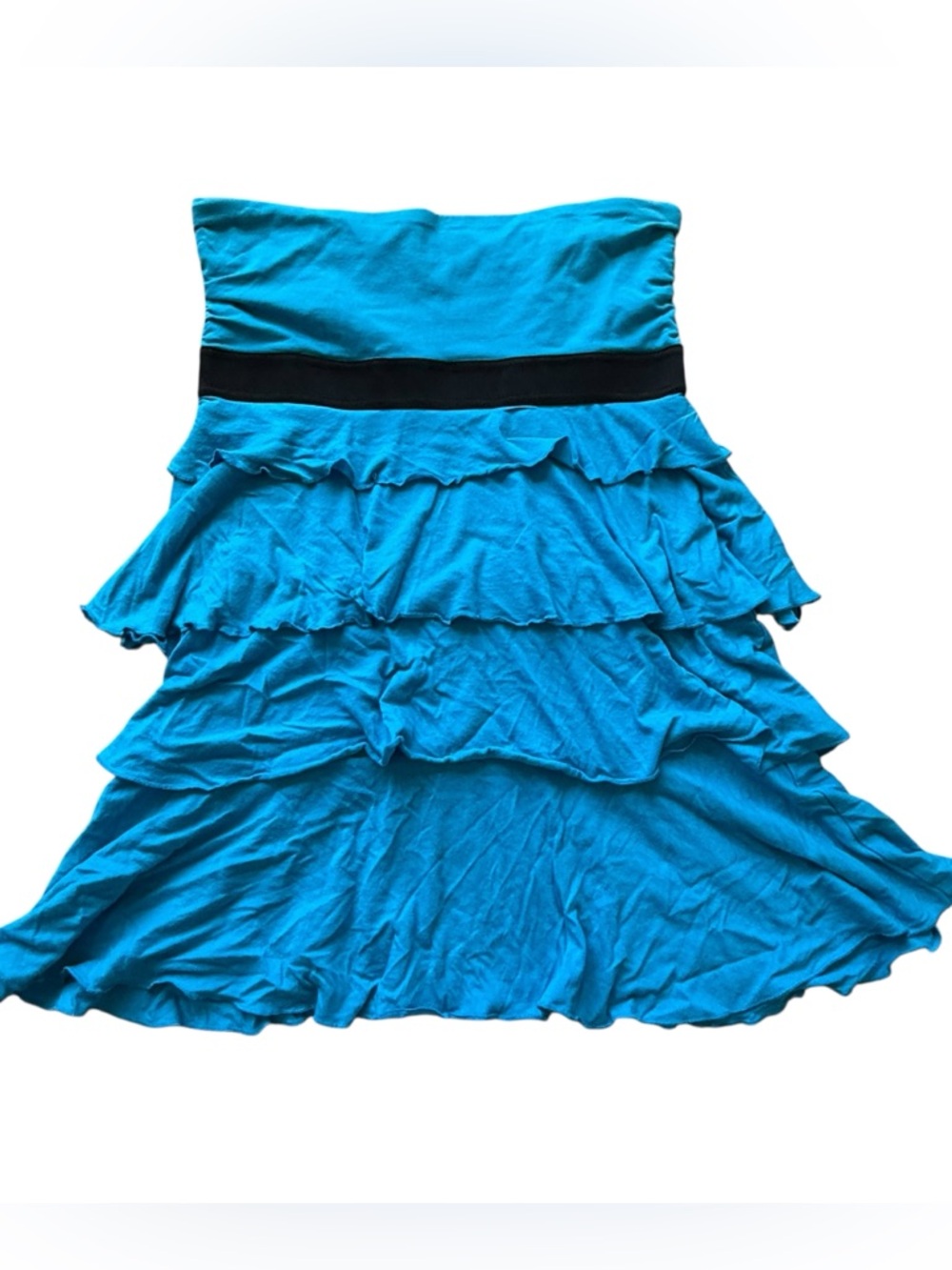 Women’s Express tiered ruffle strapless mini dress size M